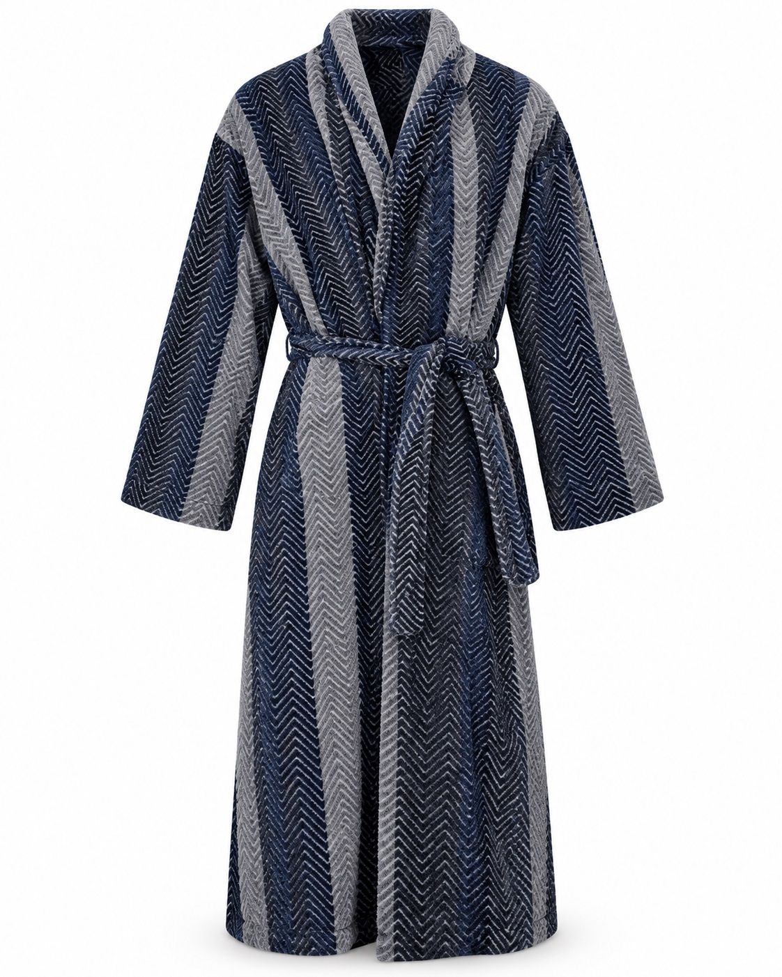 Robe de chambre à col chale MAJESTIC (410-MARINE - 262936) MODÈLE: 13225110