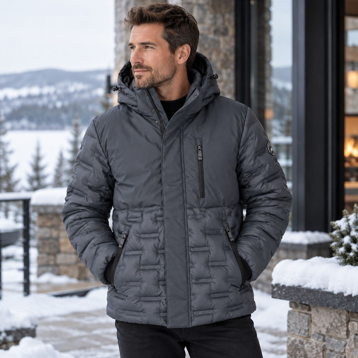 Manteau d'hivers NOIZE (MINERAL - 262958) MODÈLE: DAWSON
