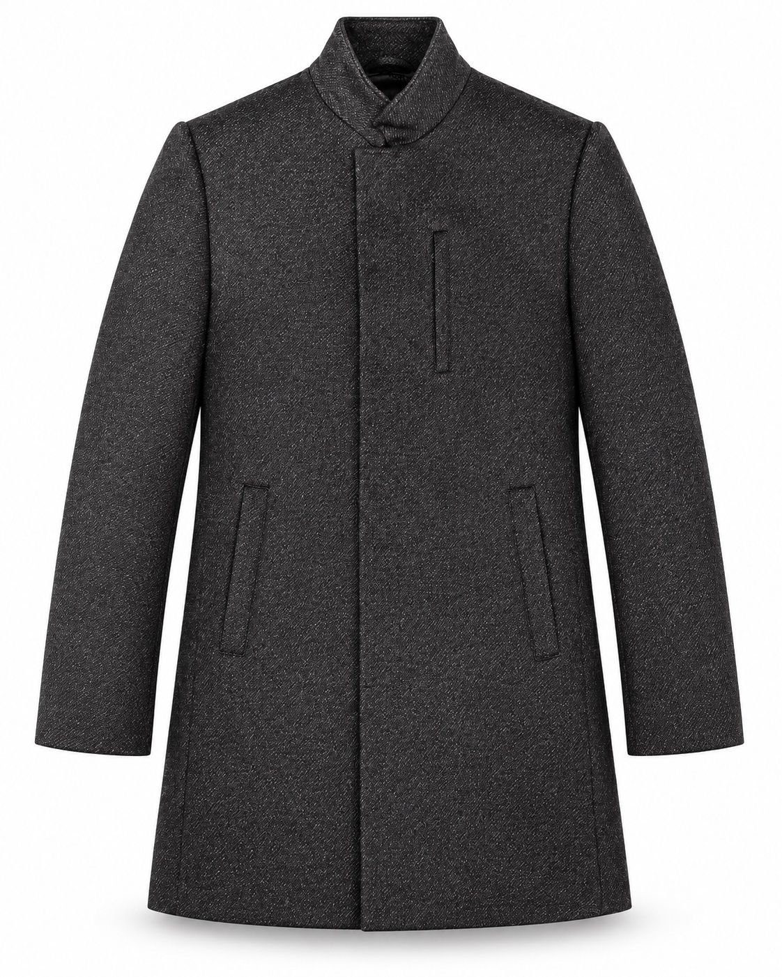 Manteau 3/4 en lainage LIEF HORSENS (NOIR - 262971) MODÈLE: C010 MARINO 2