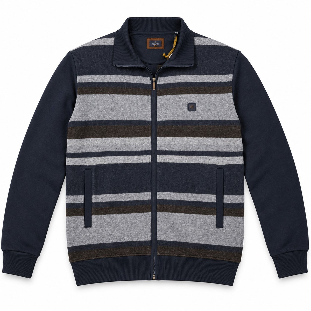 Cardigan à fermeture éclair FELLOWS UNITED (110-MARINE - 262988) MODÈLE: 62-2613-110