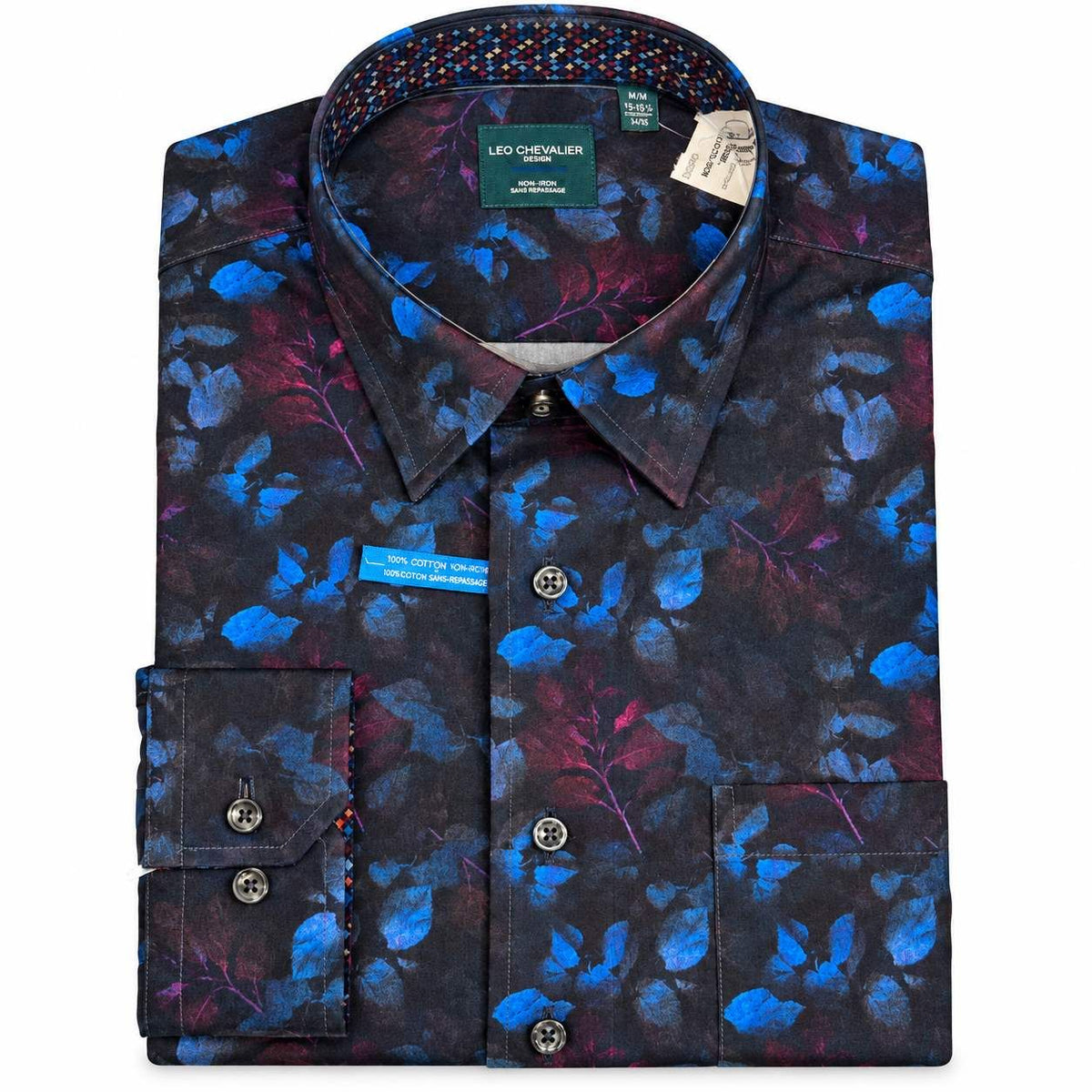 CHEMISE MANCHES LONGUES LEO CHEVALIER (MULTI - 262994) MODÈLE: 627471