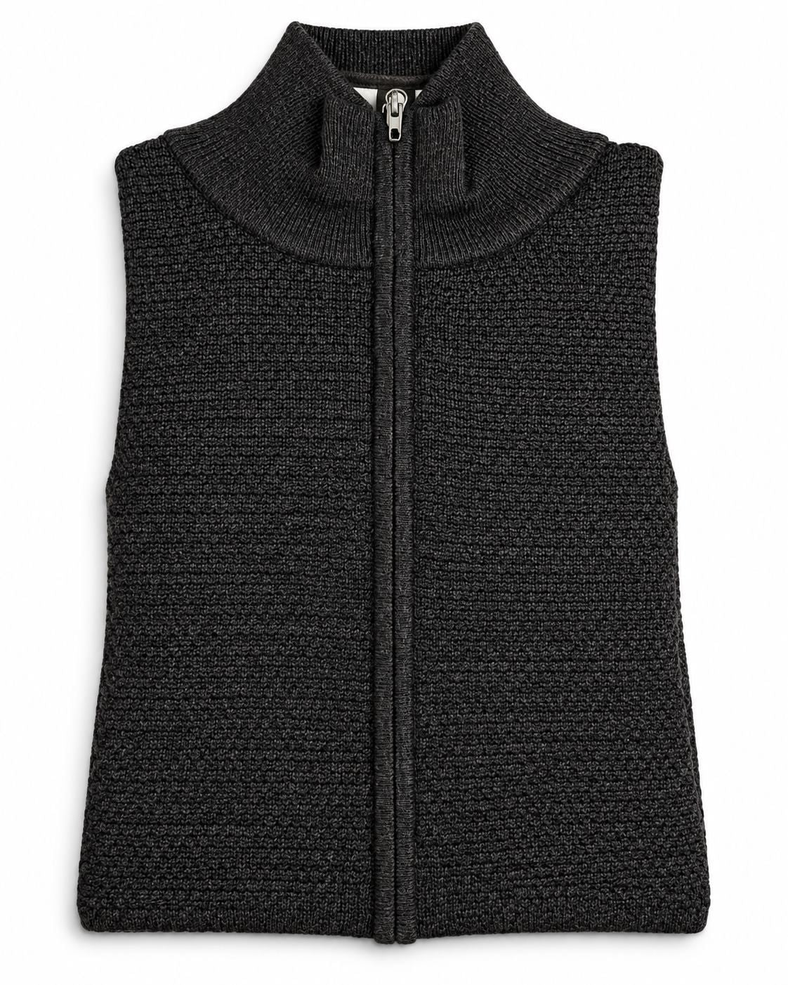 Cardigan à fermeture éclair ICEMAN (CHARCOAL MIX - 263004) MODÈLE: 215
