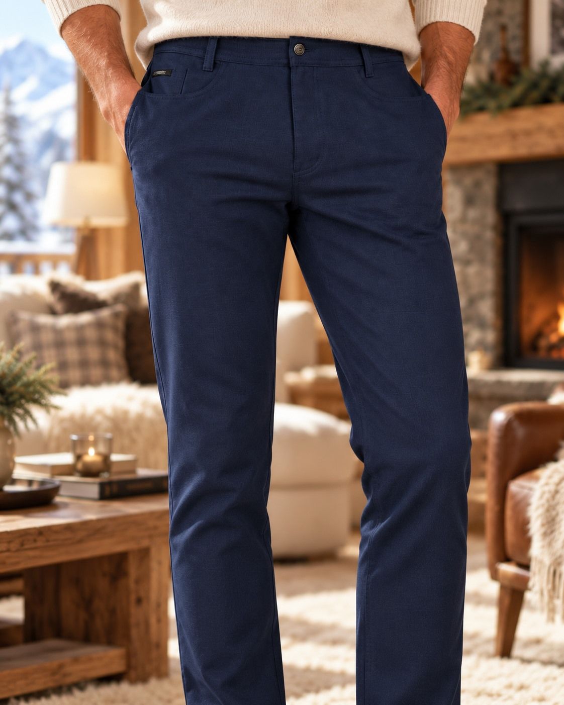 PANTALON SPORT MARCO (MARINE - 263005) MODÈLE: P407-MAXI