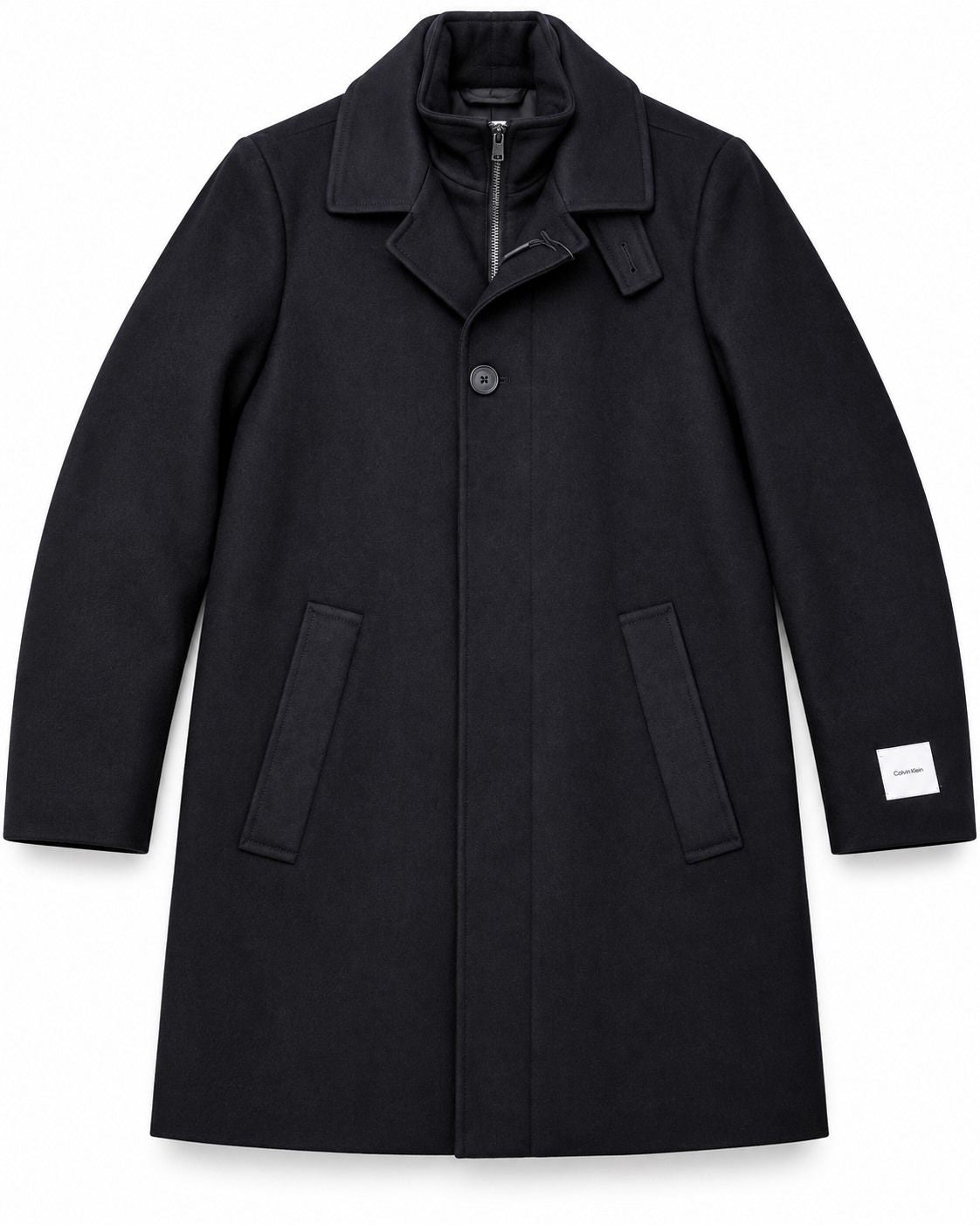 Manteau de lainage 7/8 CALVIN KLEIN (NOIR - 263013) MODÈLE: CMLAO7GC