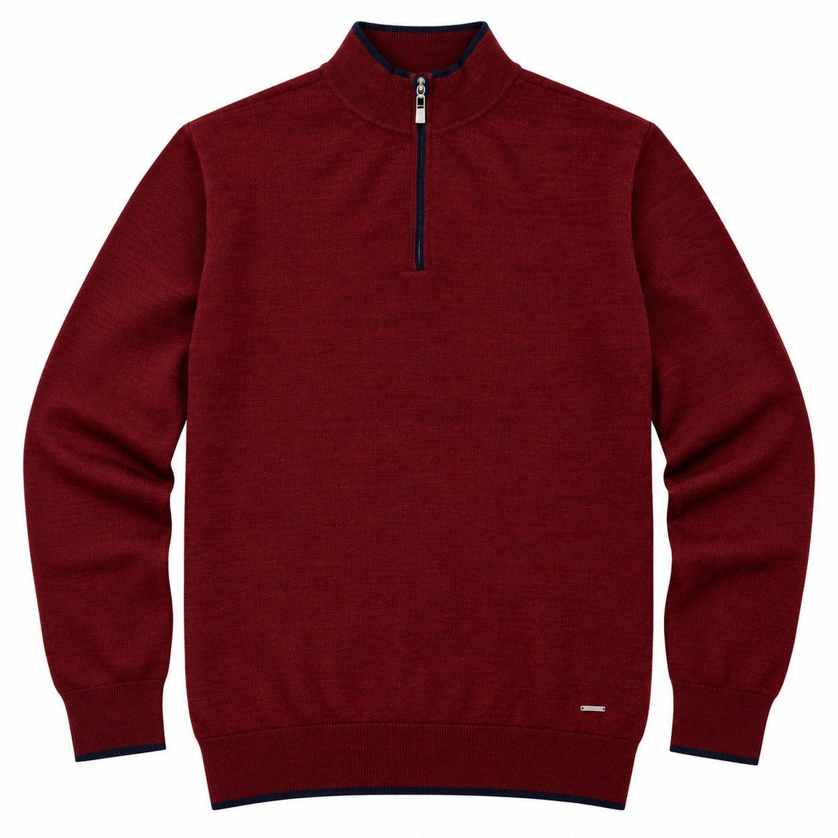 chandail col montant a zip LIEF HORSENS (BOURGOGNE - 263047) MODÈLE: F26LHB6107