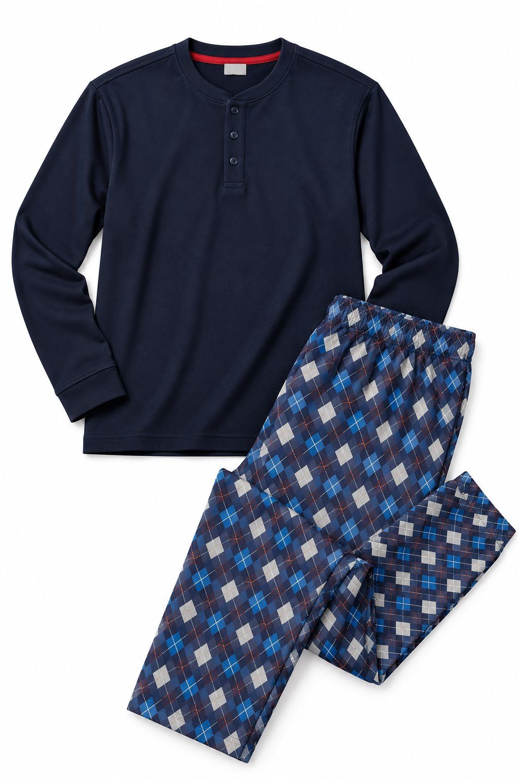 Pyjama jambes longues manches longues YOU365 (BLEU - 263050) MODÈLE: LS892346