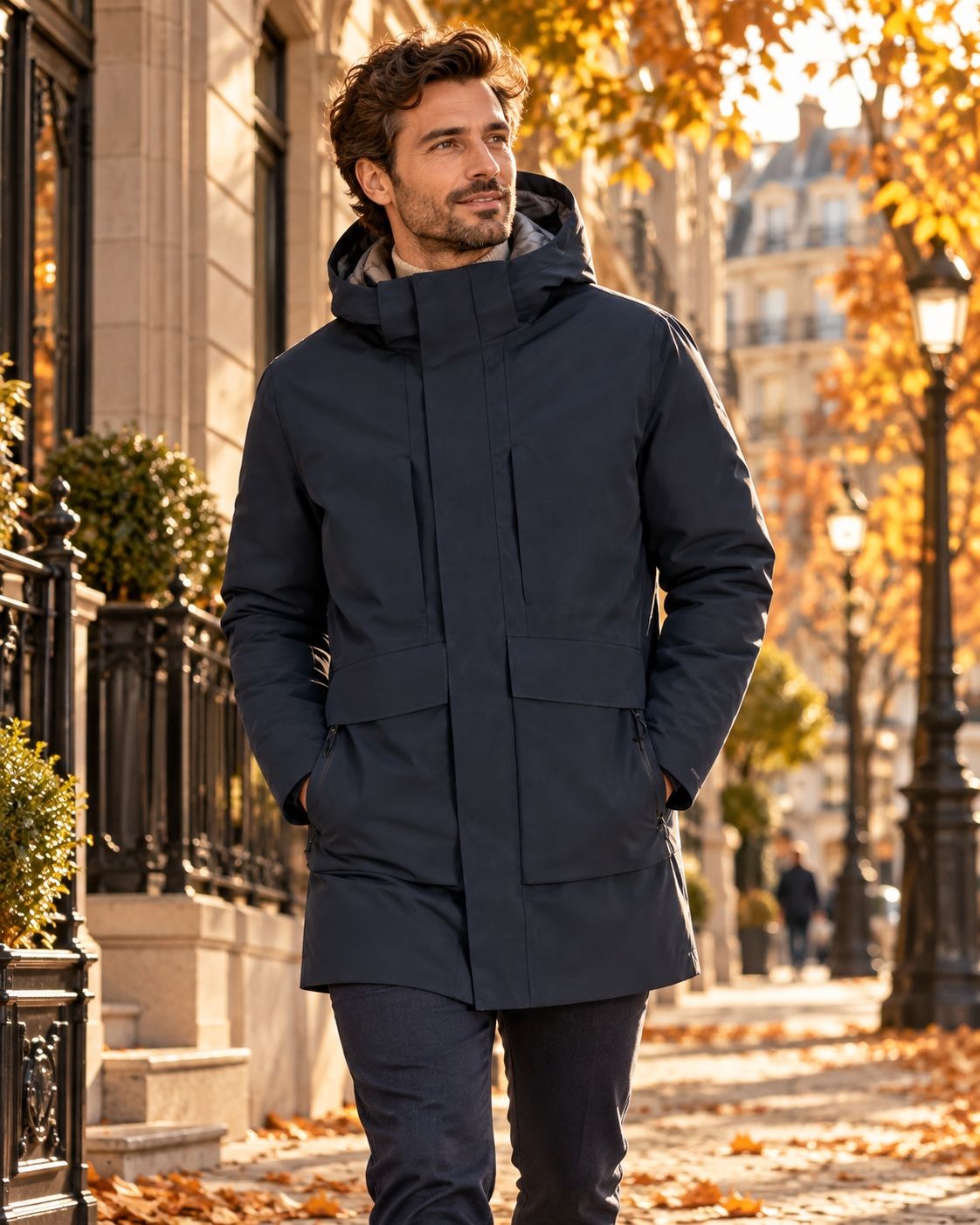 MANTEAU PARKA JACK & JONES (MARINE - 263060) MODÈLE: 12301655