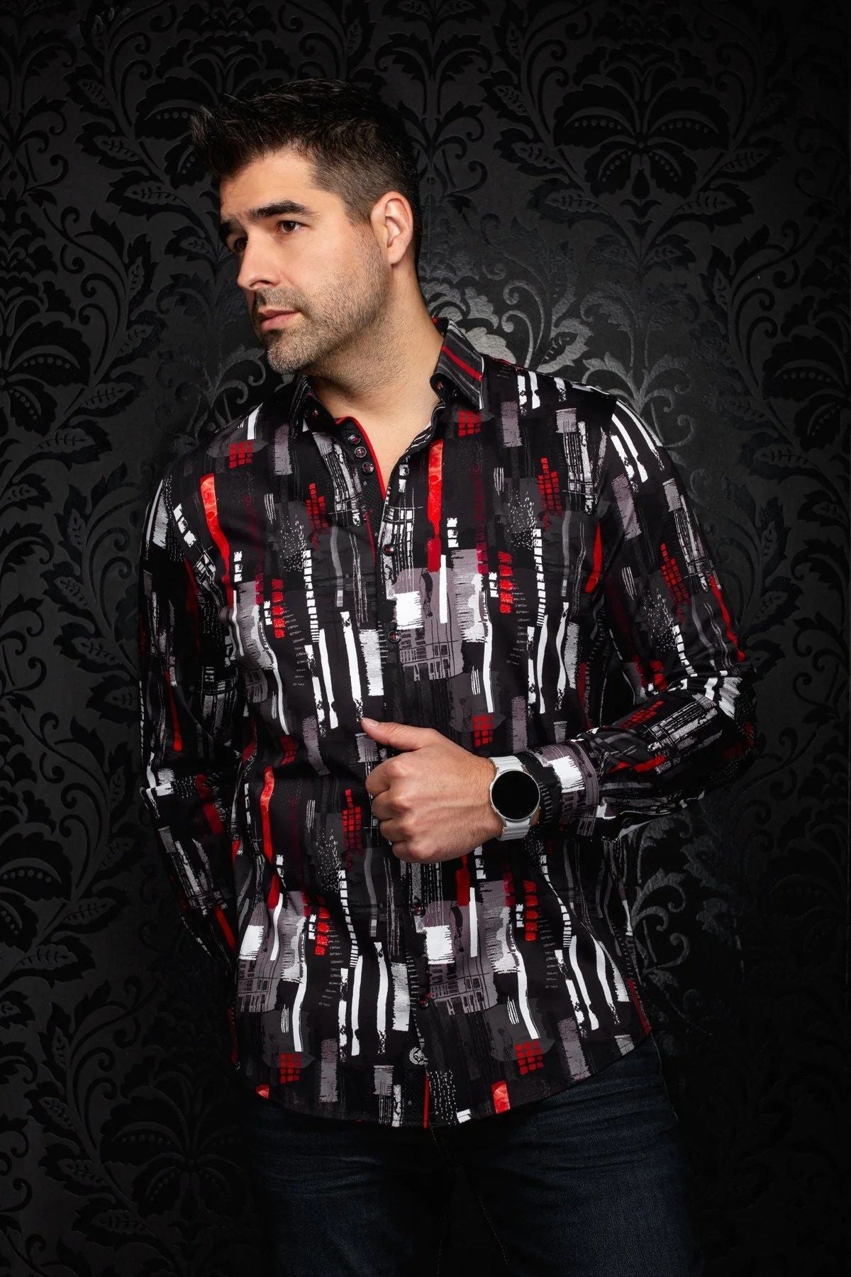 (BLACK/RED - 263075) MODÈLE: BEAUMONT