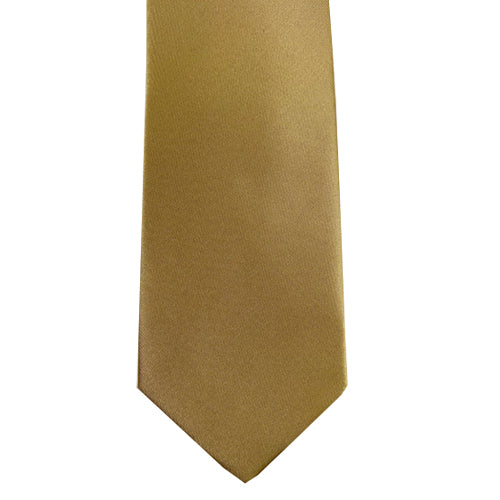Cravate uni KNOTZ (64-GOLD - 16127) MODÈLE: M100