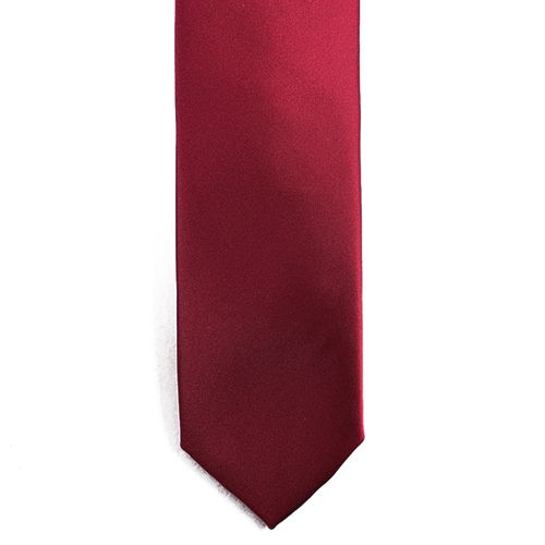 Cravate uni KNOTZ (31-RED - 16127) MODÈLE: M100