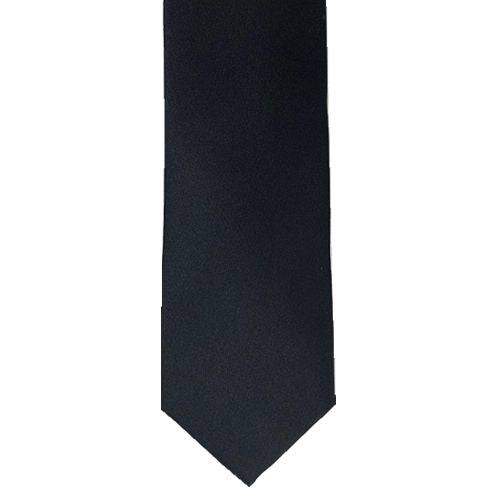 Cravate uni KNOTZ (1-NOIR - 16127) MODÈLE: M100