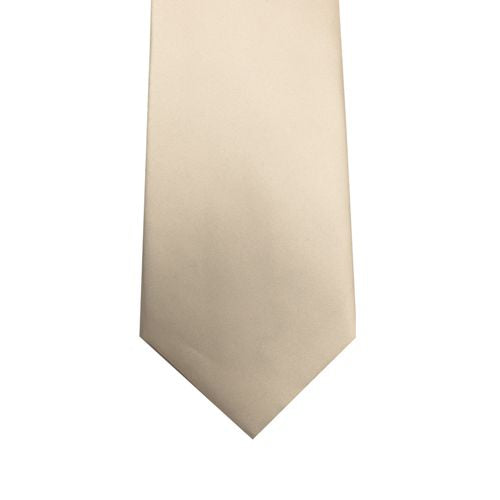Cravate uni KNOTZ (60-BEIGE PALE - 16127) MODÈLE: M100