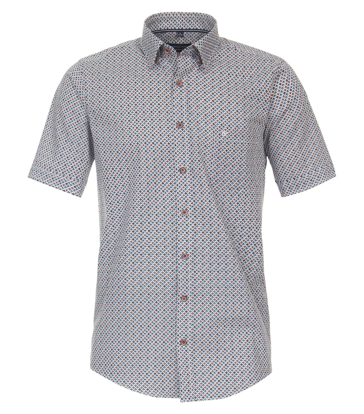 Chemise manches courtes CASA-MODA (450-TANGERINE - 20179) MODÈLE: 934042800
