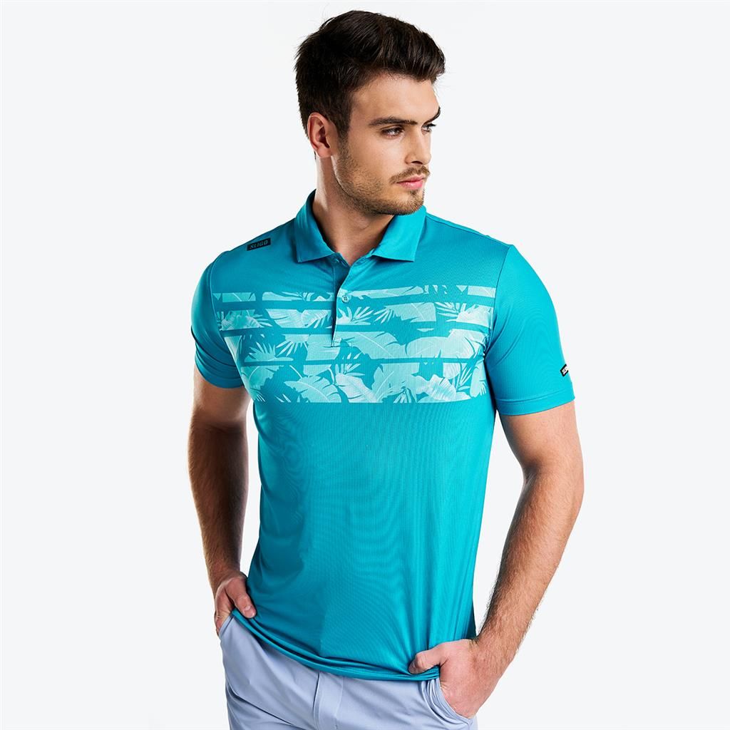 POLO SLIGO MANCHES COURTES (417-PEACOCK BLU - 20232) MODÈLE: SL23015