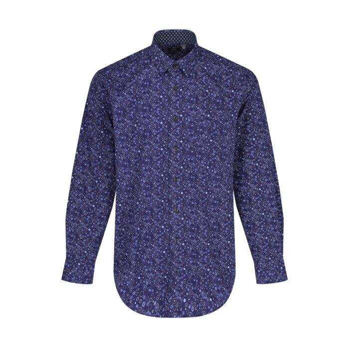 Chemise sport manches longues LEO CHEVALIER (18-BLEU - 230615) MODÈLE: 621455