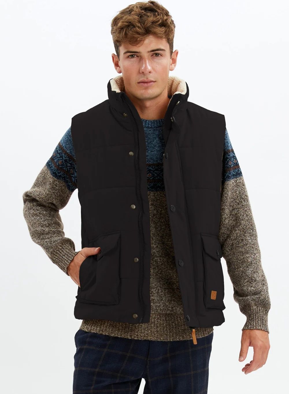 Veste sans manche doublée POINT ZERO (NOIR - 230647) MODÈLE: 7168010
