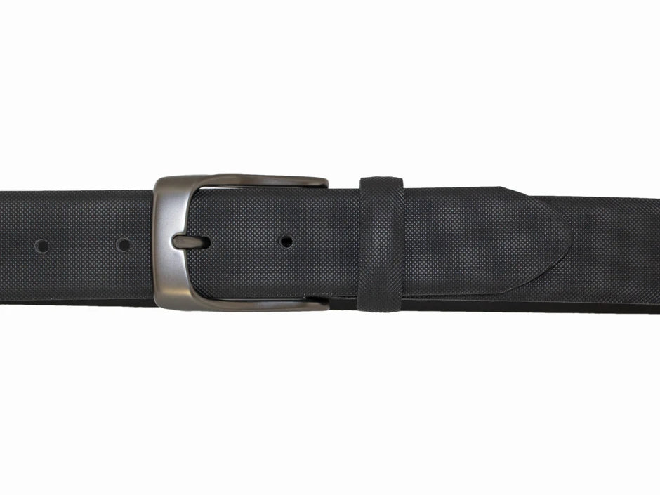 Ceinture en cuir noir CUSTOM LEATHER (04-NOIR - 241146) MODÈLE: 10236