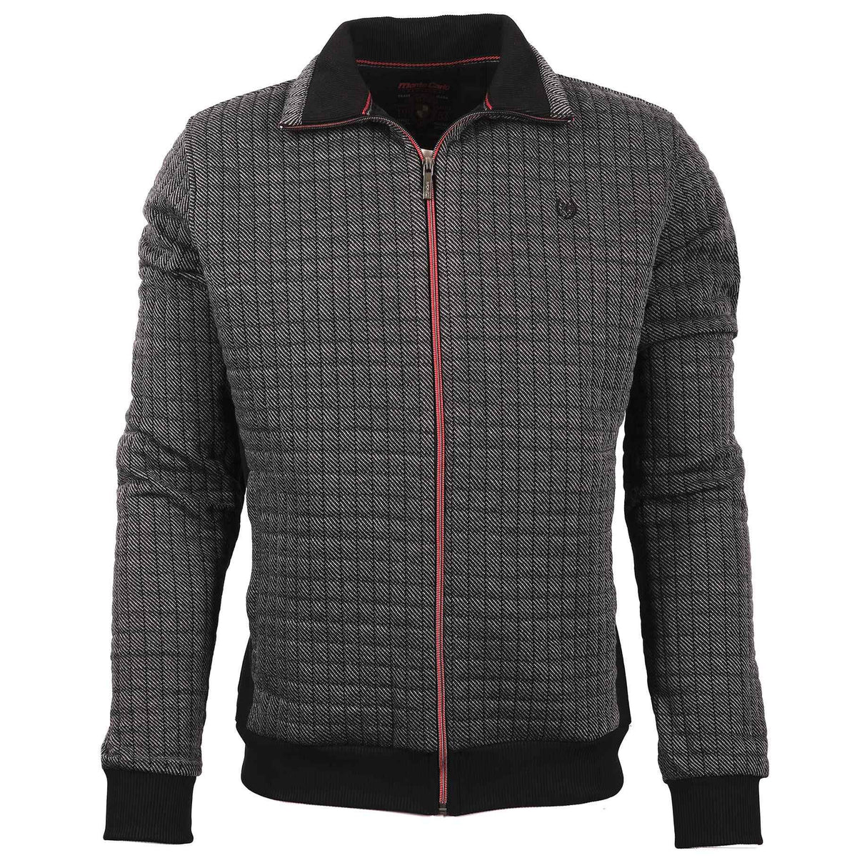 Cardigan à fermeture éclair MONTÉ CARLO (681-CHARCOAL - 241284) MODÈLE: 243-16039