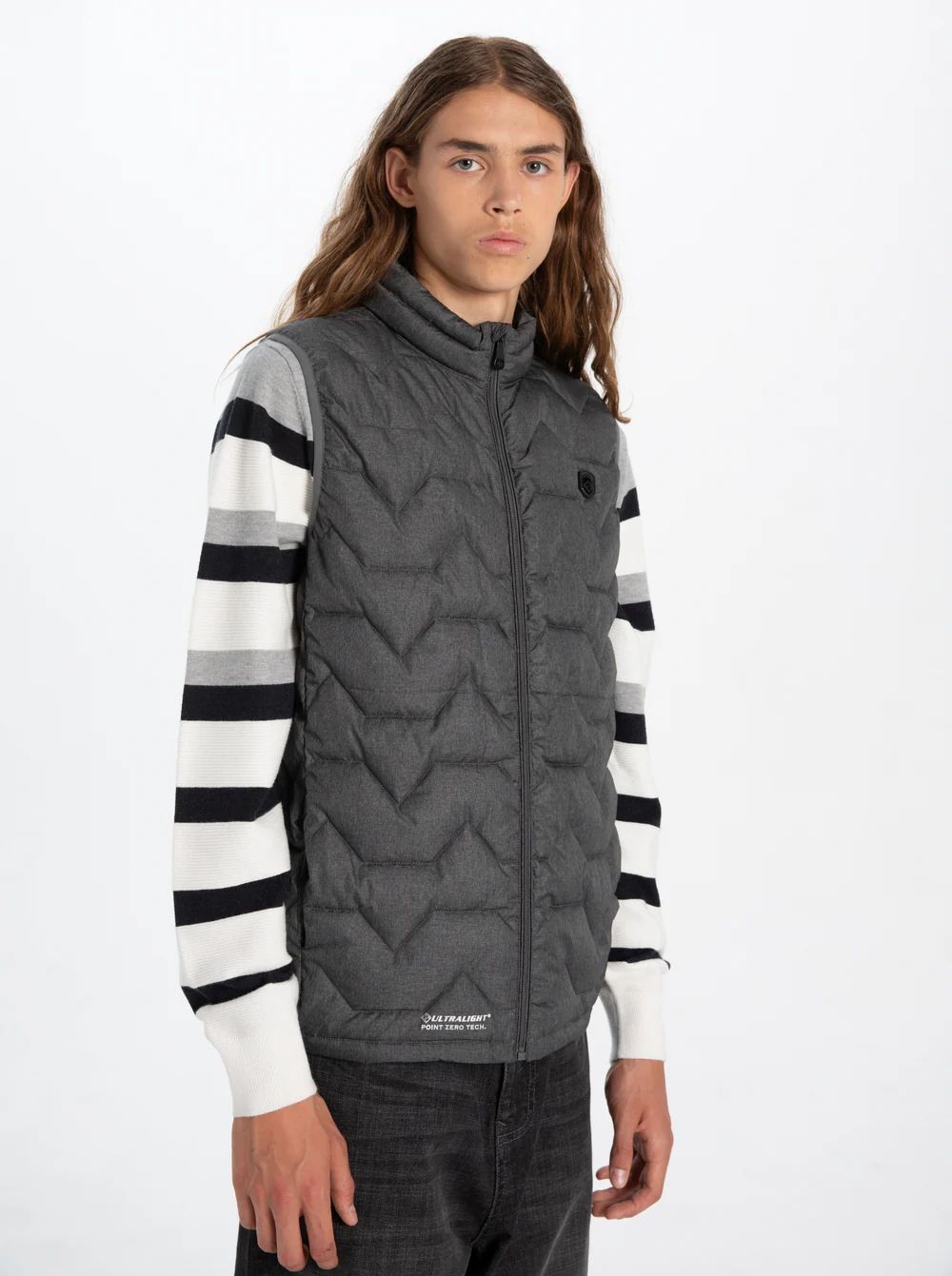 Veste sans manche matelassé POINT ZERO (CHARCOAL - 241316) MODÈLE: 7368005