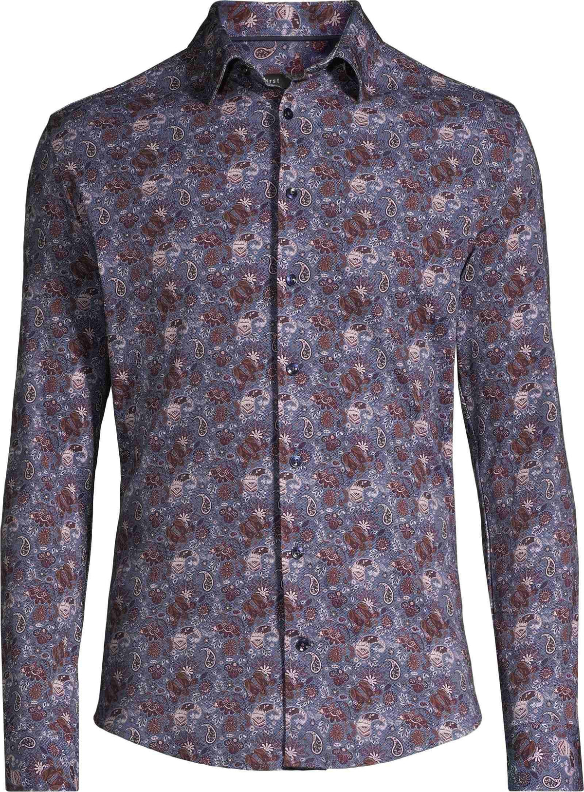 Chemise sport manches longues HORST (504-BOURGOGNE - 241326) MODÈLE: HRSL242706