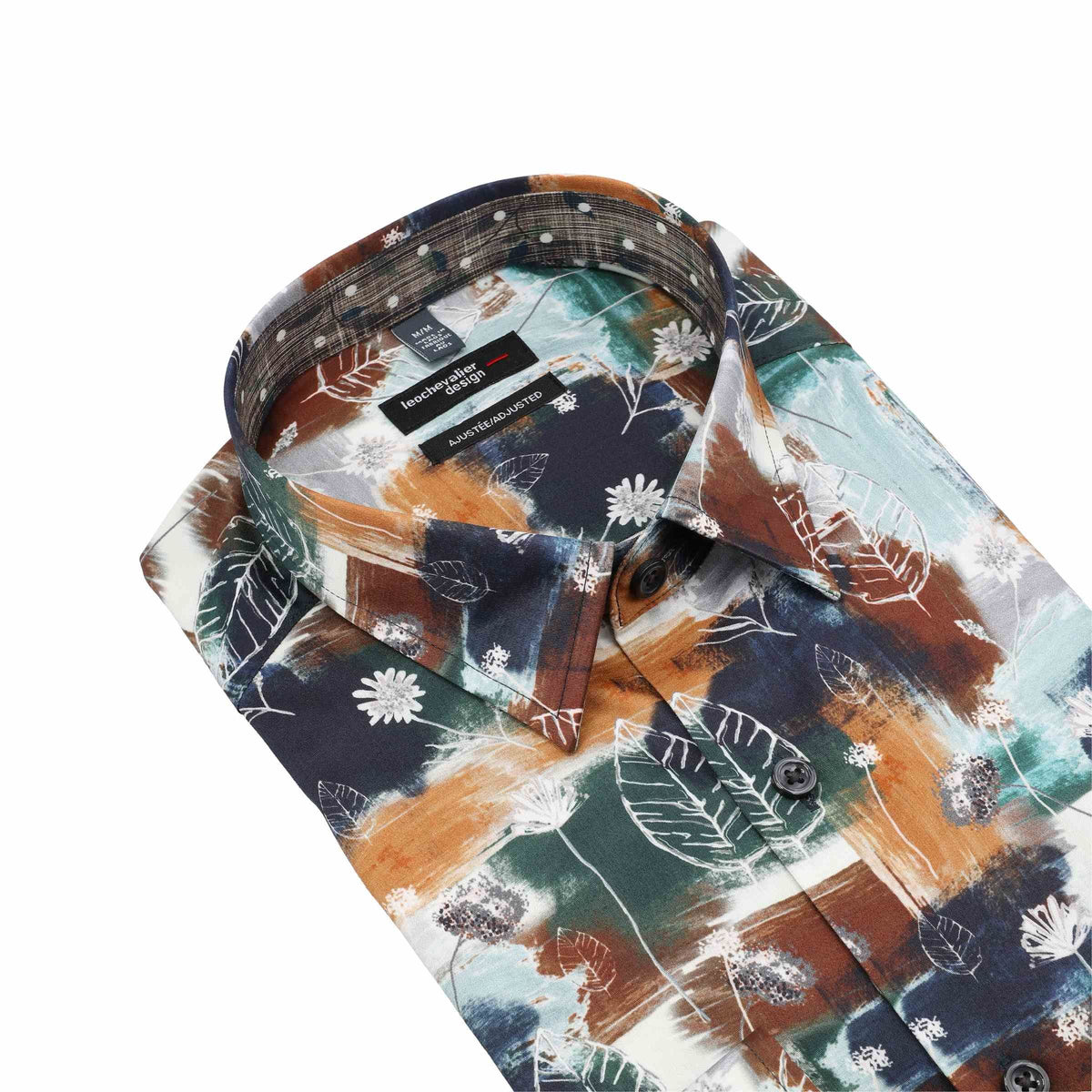 Chemise sport manches longues LEO CHEVALIER (54-MOSS - 241440) MODÈLE: 623221