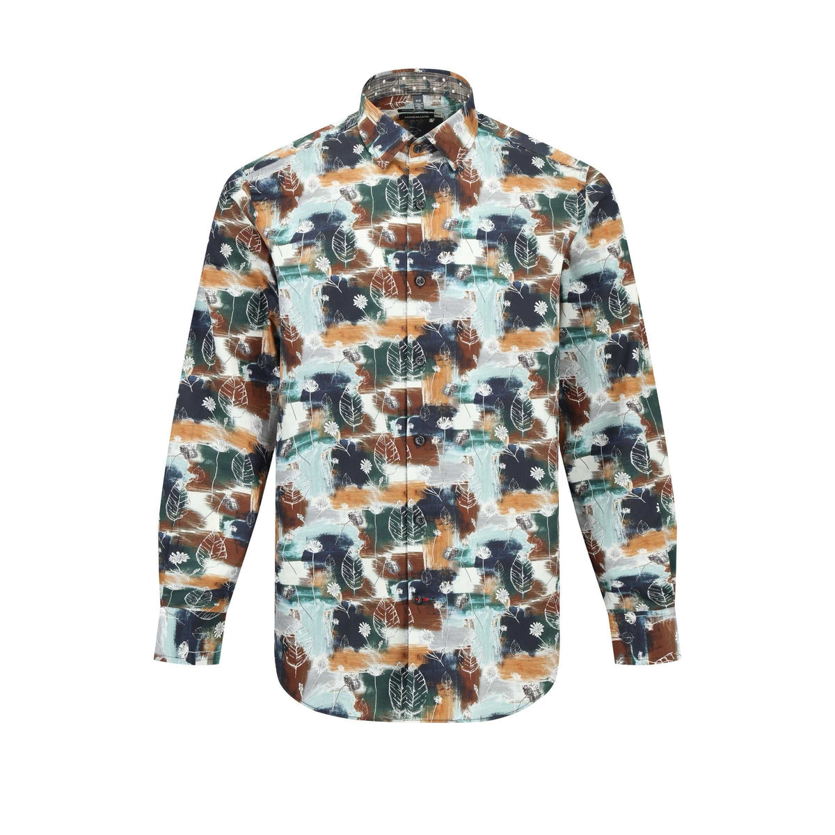 Chemise sport manches longues LEO CHEVALIER (54-MOSS - 241440) MODÈLE: 623221