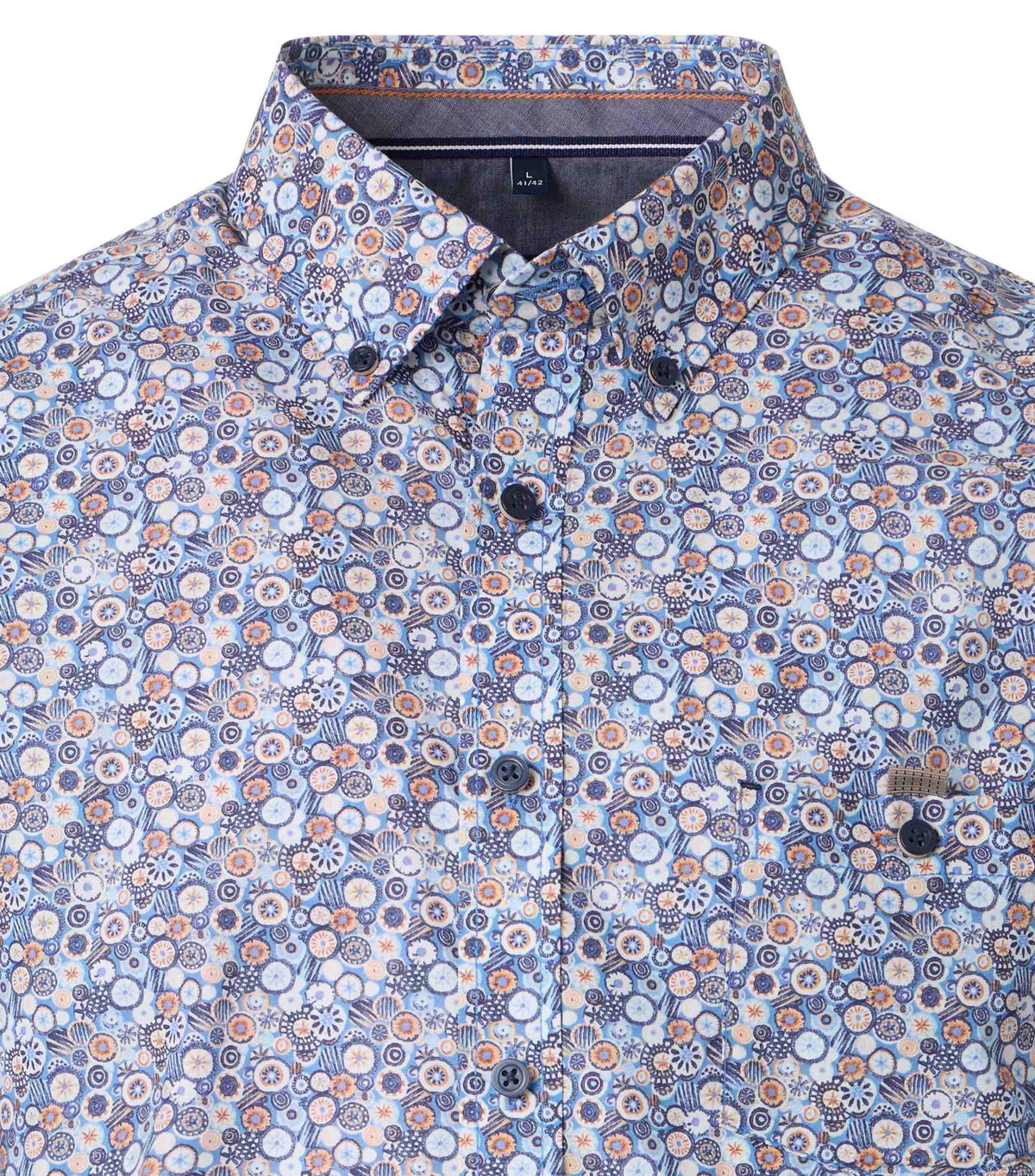 Chemise sport manches courtes CASA MODA (100-BLEU - 251635) MODÈLE: 954395900