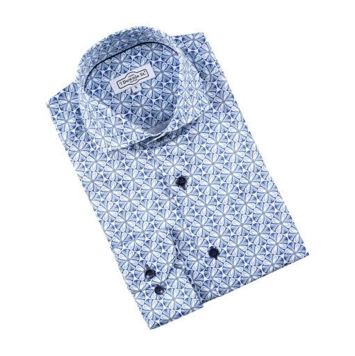 Chemise sport manches longues 7 DOWNIE ST. (BLEU - 251844) MODÈLE: LS 561
