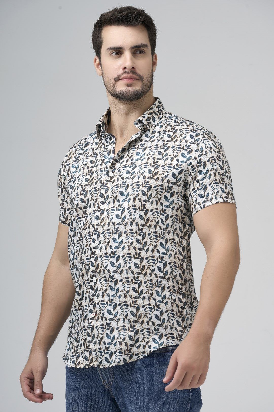 Chemise sport manches courtes LEO CHEVALIER (19-MARINE - 251890) MODÈLE: 624220