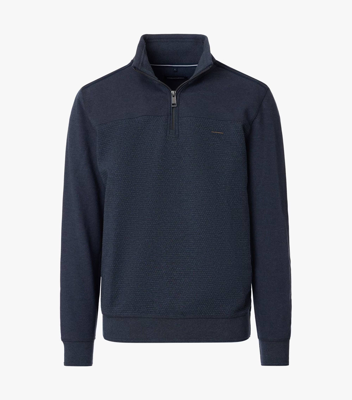 Chandail mock zip en tricot CASA-MODA (135-BLEU - 251979) MODÈLE: 454476500