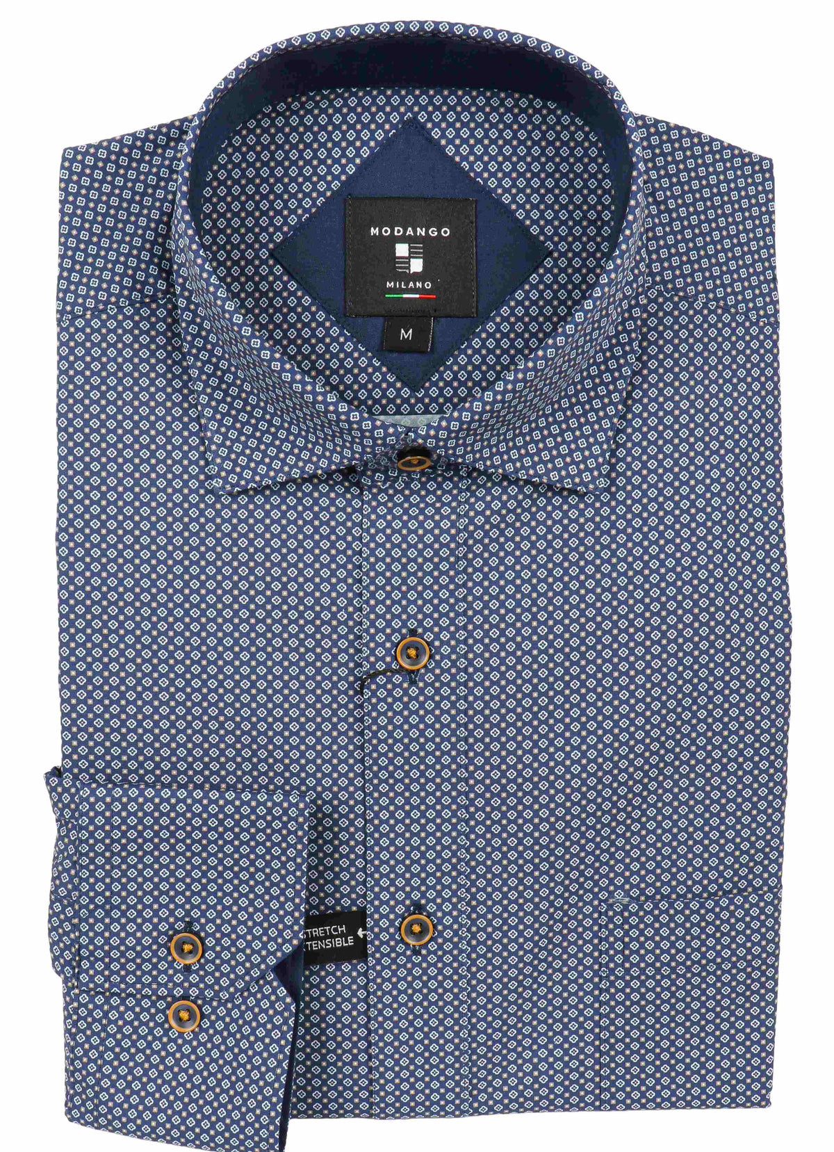 Chemise sport manches longues MODANGO (401-MARINE - 251997) MODÈLE: MOSL252712