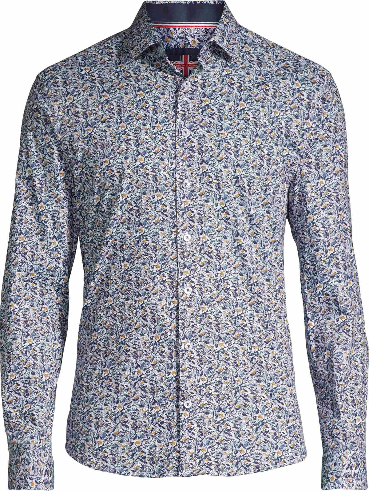 Chemise sport manches longues SOUL of LONDON (401-MARINE - 252001) MODÈLE: SOSL252730