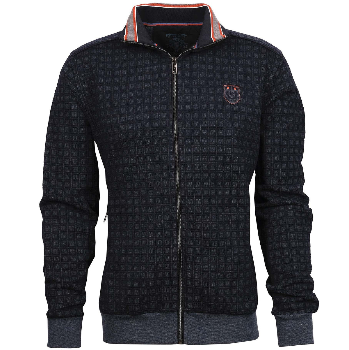 Cardigan à fermeture éclair MONTE CARLO (740-BLEU - 252044) MODÈLE: 253-36049
