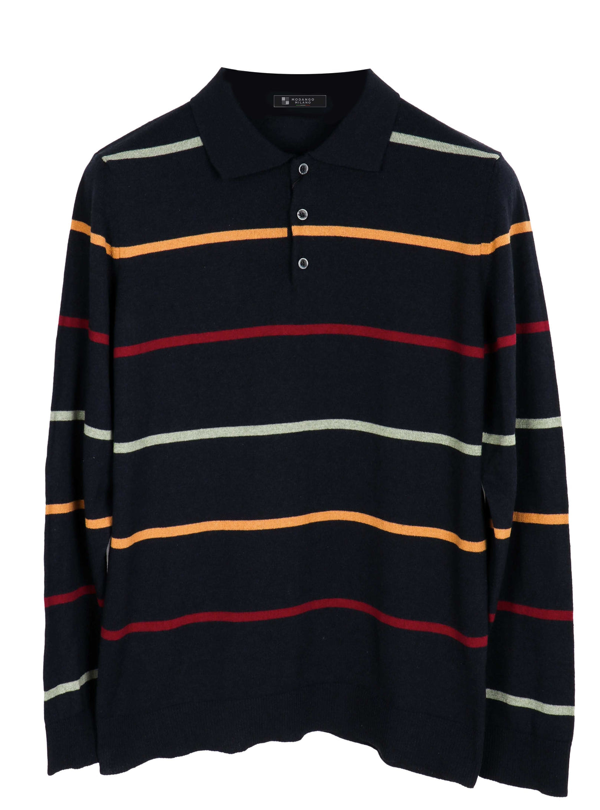 Polo manches longues MODANGO (401-MARINE - 252086) MODÈLE: MOSW252334
