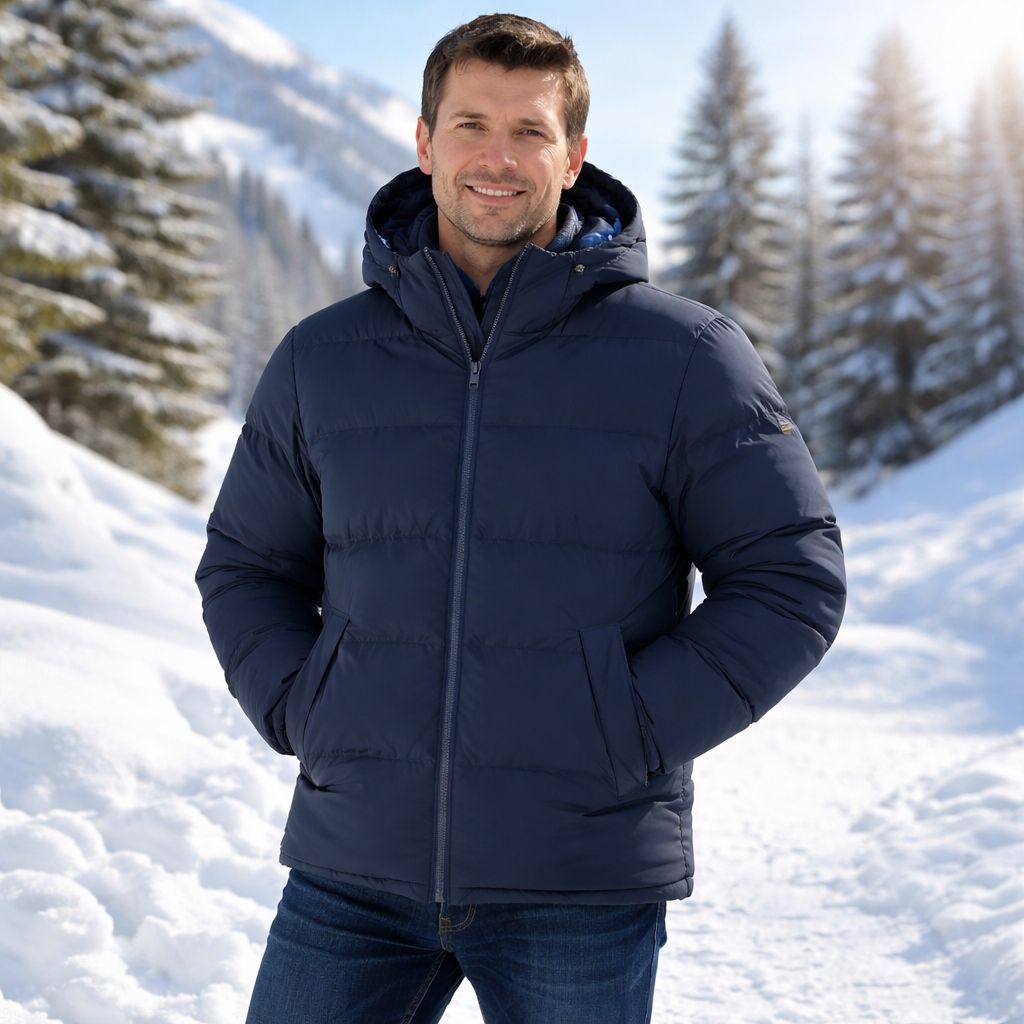 Manteau d'hiver avec capuchon PROJEK (MARINE - 252195) MODÈLE: 147518