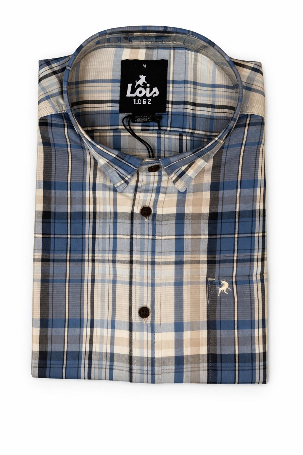 Chemise sport manches courtes LOIS (29-BLEU - 262412) MODÈLE: 1248