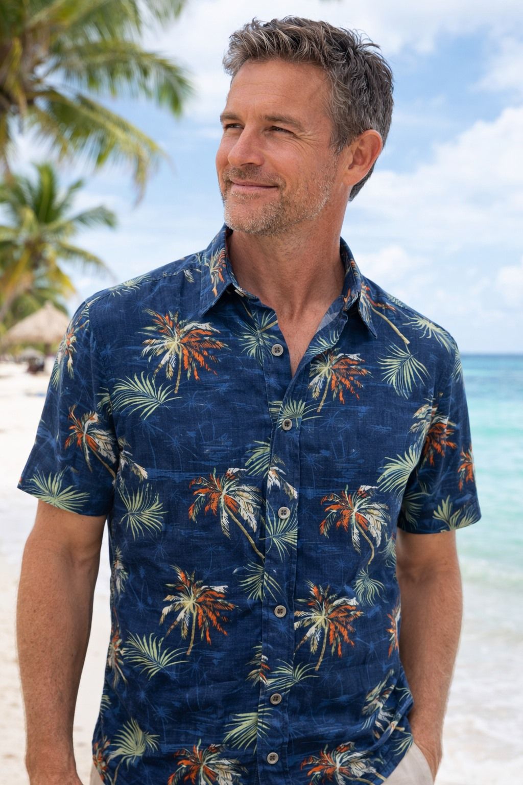 Chemise sport manches courtes BLACK BULL (33-NAVY COMBO - 262419) MODÈLE: 3151