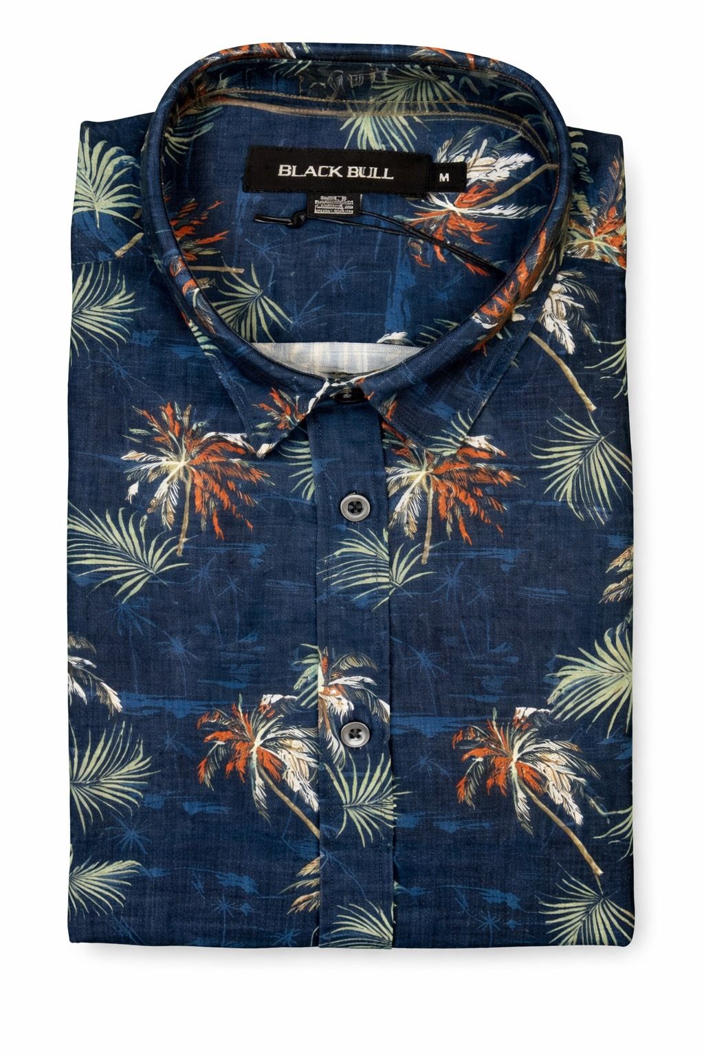 Chemise sport manches courtes BLACK BULL (33-NAVY COMBO - 262419) MODÈLE: 3151