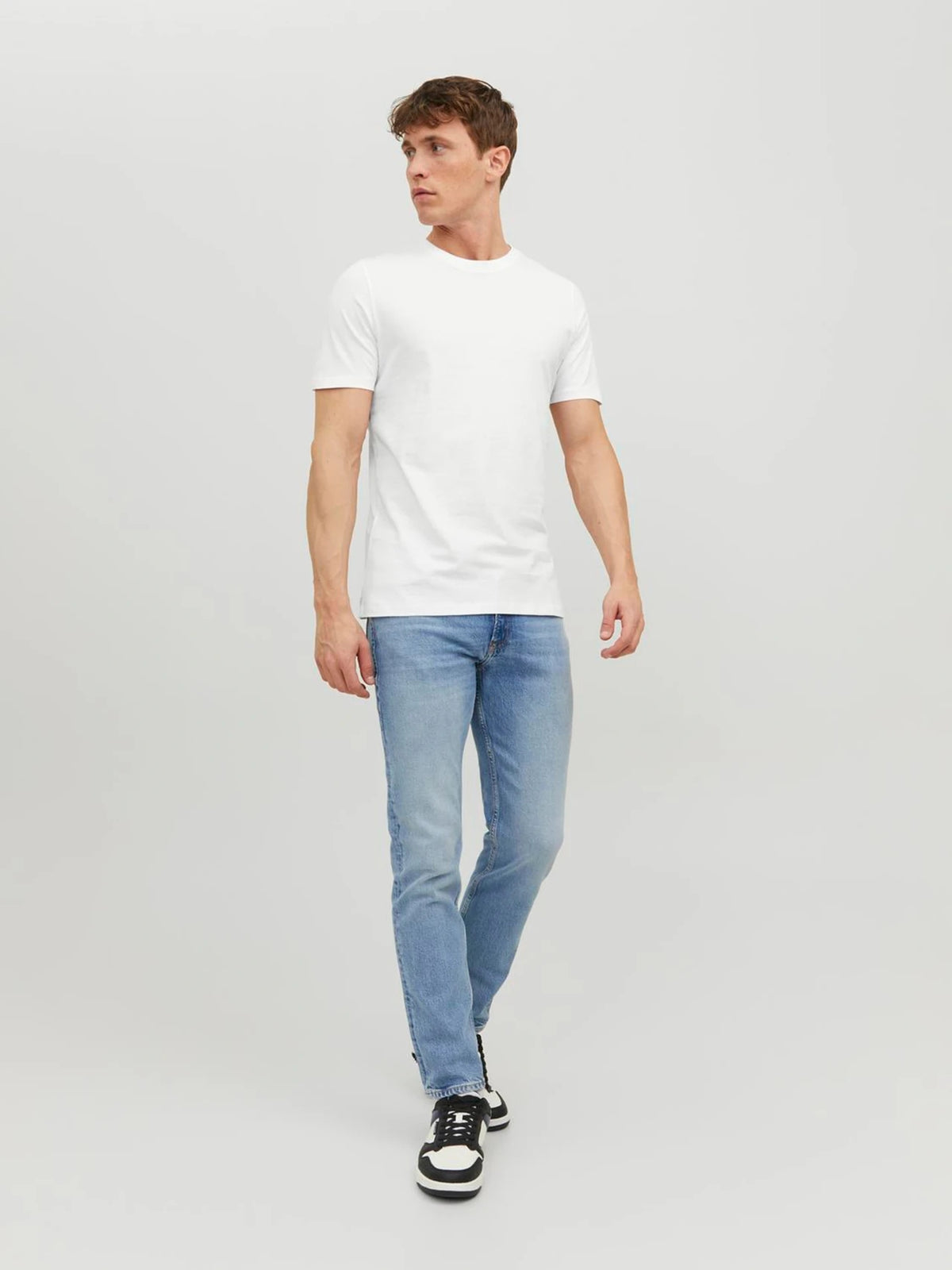 T-shirt manches courtes JACK & JONES (BLANC - 262428) MODÈLE: 12156101
