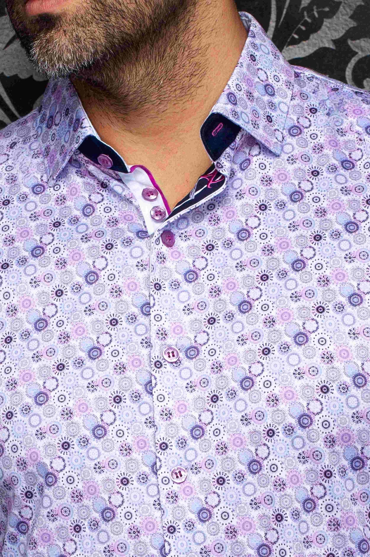 Chemise sport manches longues extensible AU NOIR (LAVENDRE - 262438) MODÈLE: CLOUDSPIN