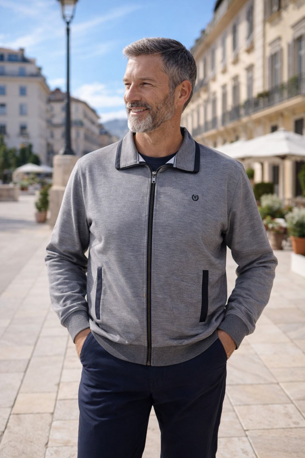VESTE MONTE CARLO (740-BLEU - 262472) MODÈLE: 261-46049