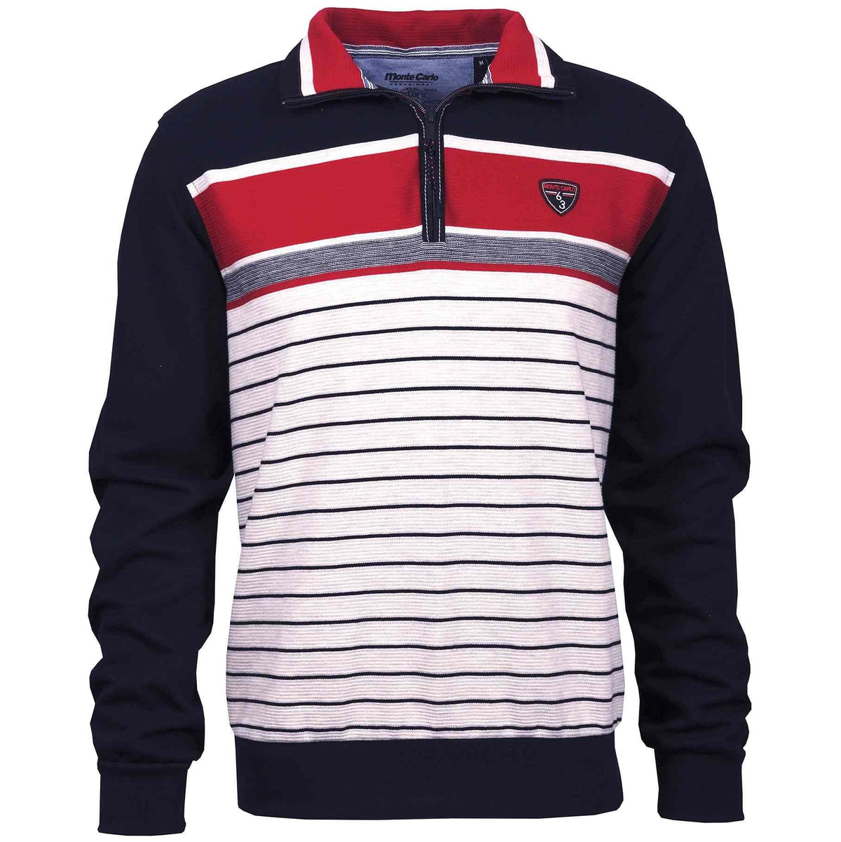 MOCK ZIP MONTE CARLO (BLANC/ROUGE - 262473) MODÈLE: 261-46055