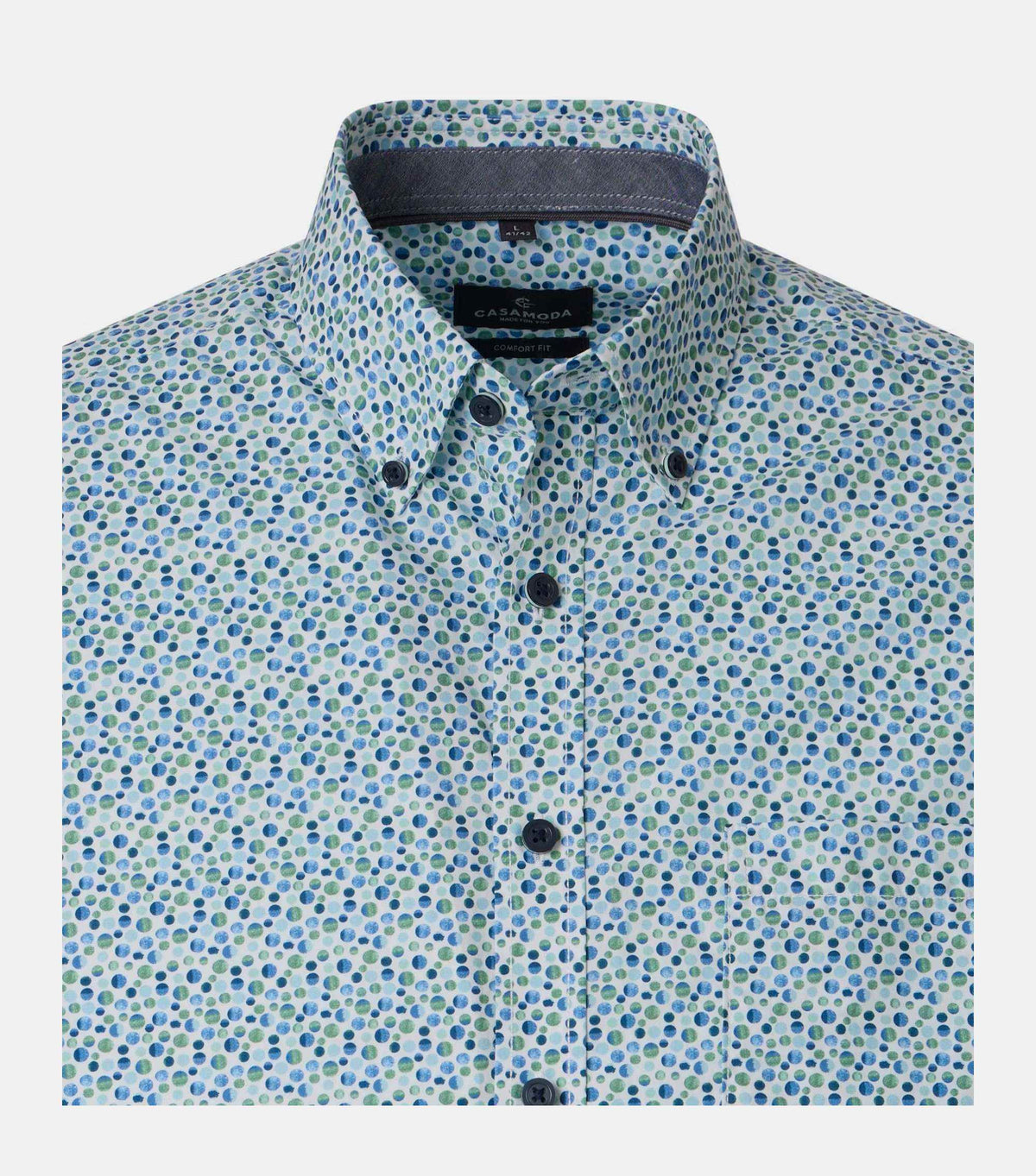 Chemise sport manches courtes CASA-MODA (300-GREEN - 262545) MODÈLE: 126130301