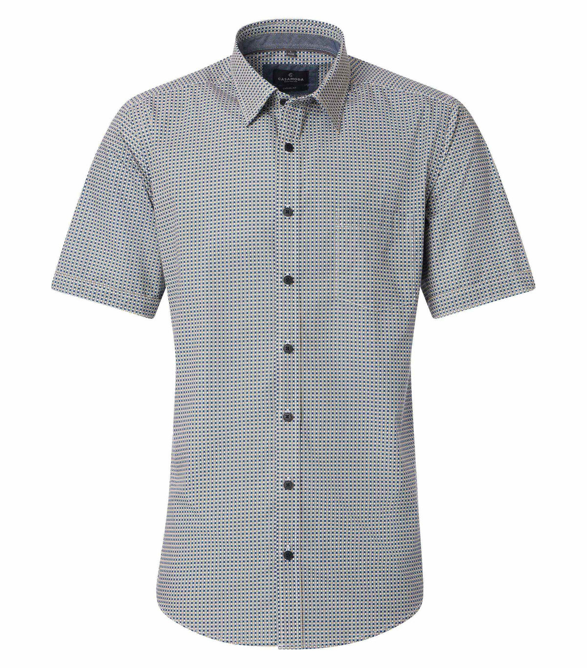 Chemise sport manches courtes CASA-MODA (500-JAUNE - 262548) MODÈLE: 126130321