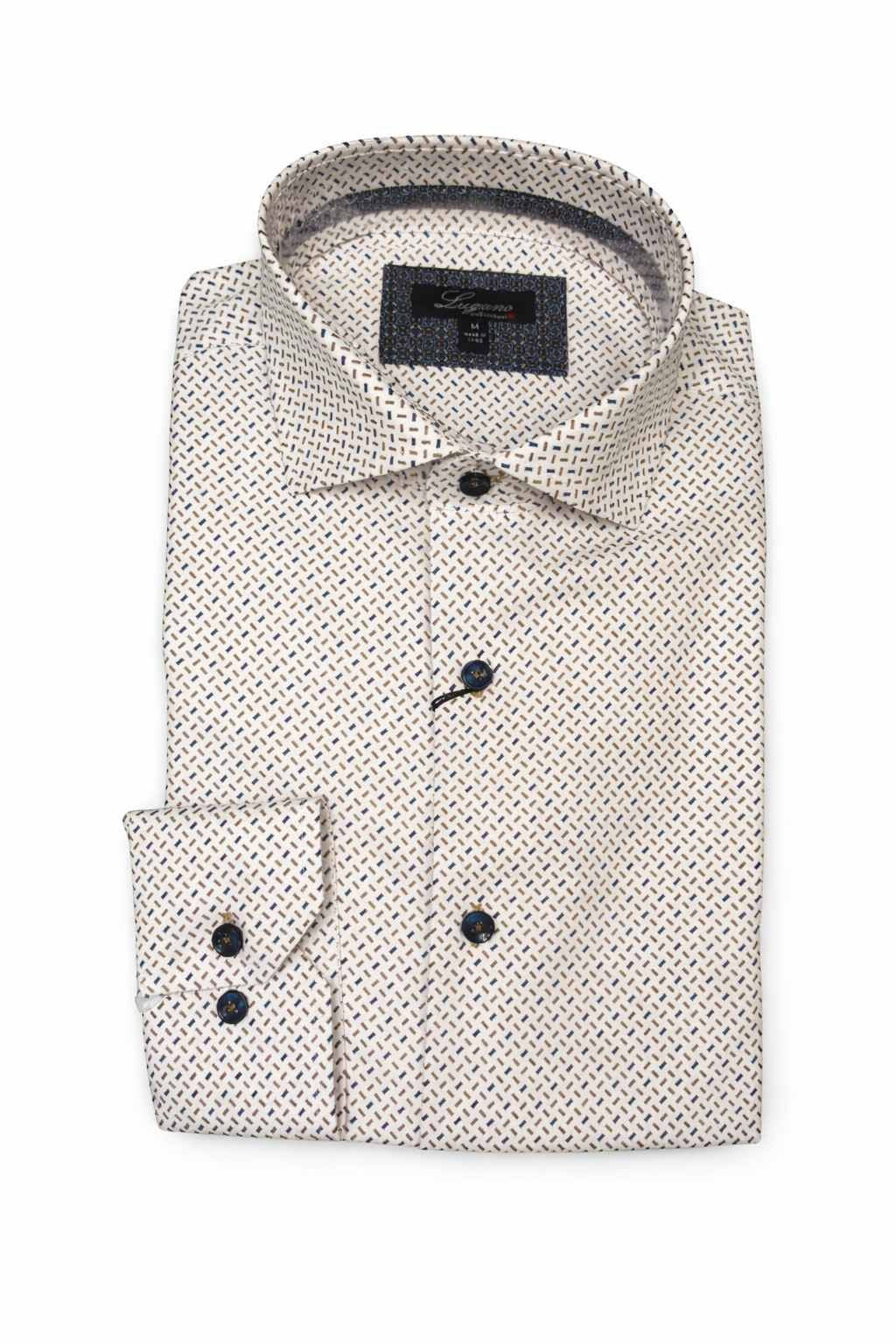 Chemise sport manches longues LUGANO (21-TAUPE - 262596) MODÈLE: LG2639209