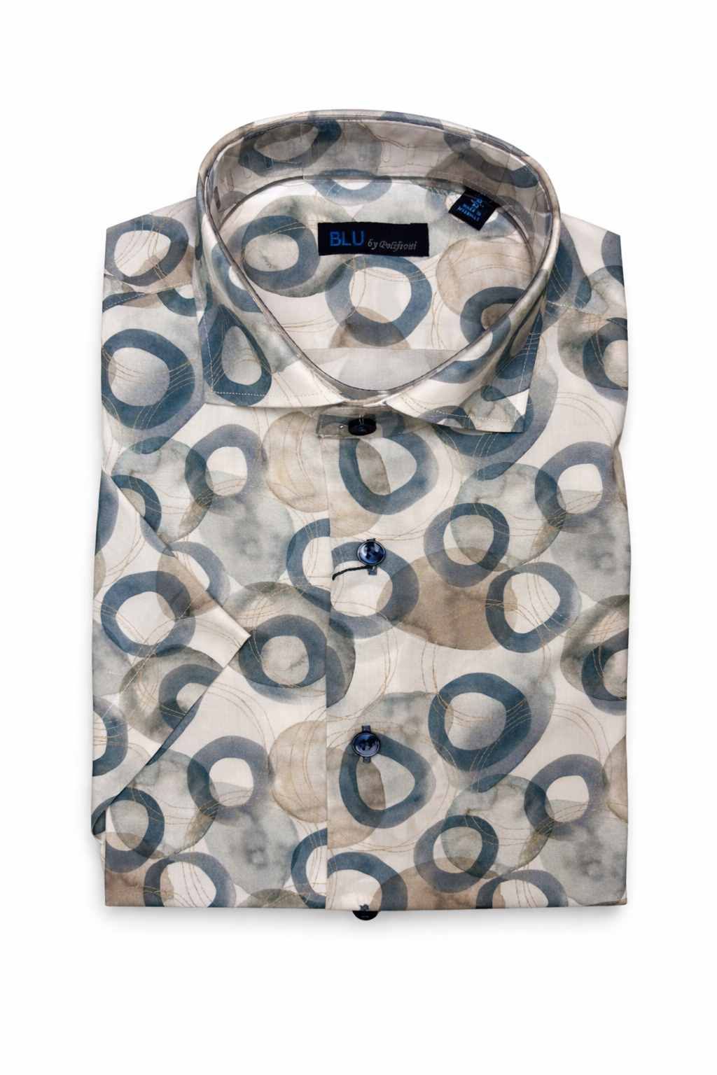 Chemise sport manches courtes BLU (15-LT.BLUE - 262601) MODÈLE: B2649212