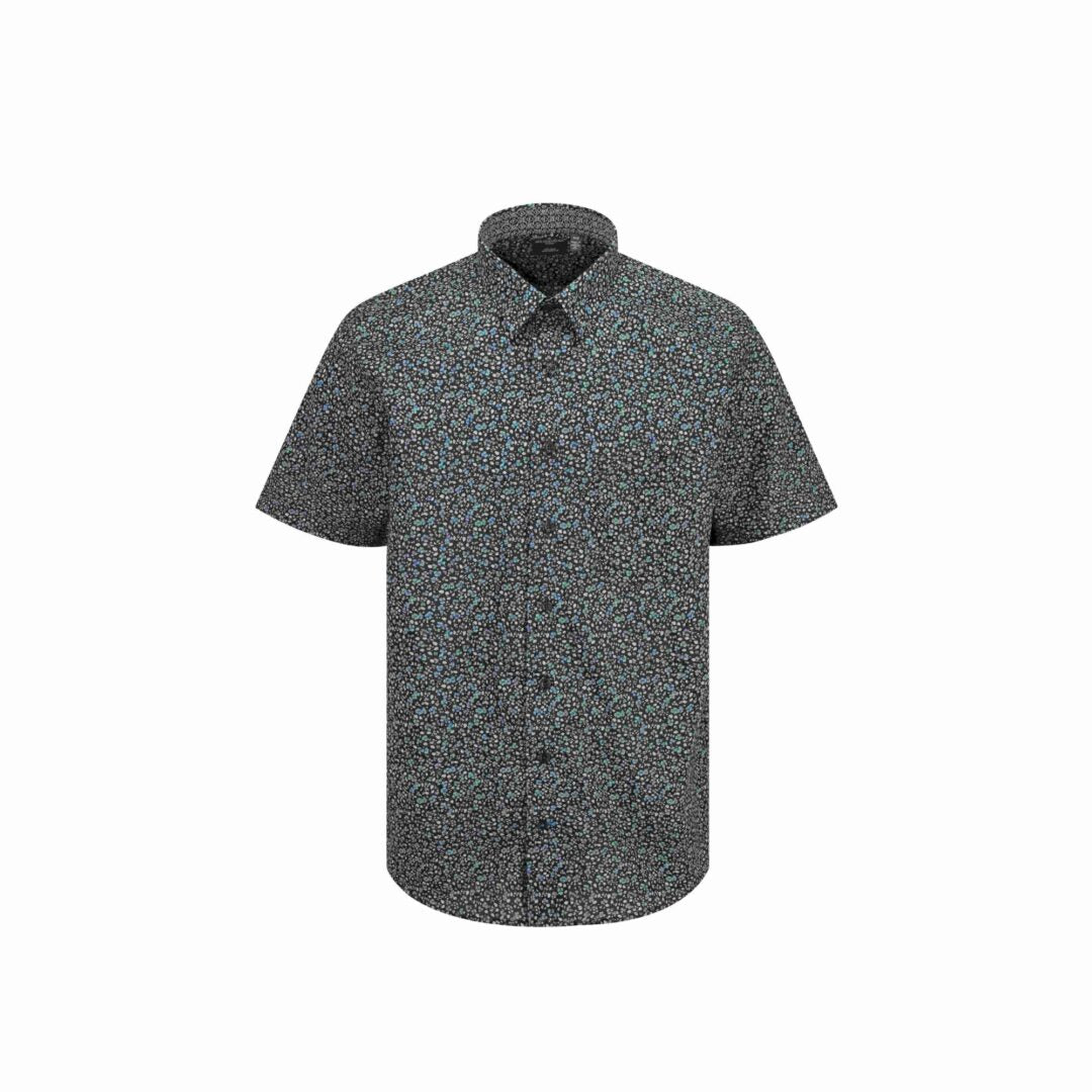 Chemise Manches Courtes LEO CHEVALIER (19-MARINE - 262668) MODÈLE: 626362