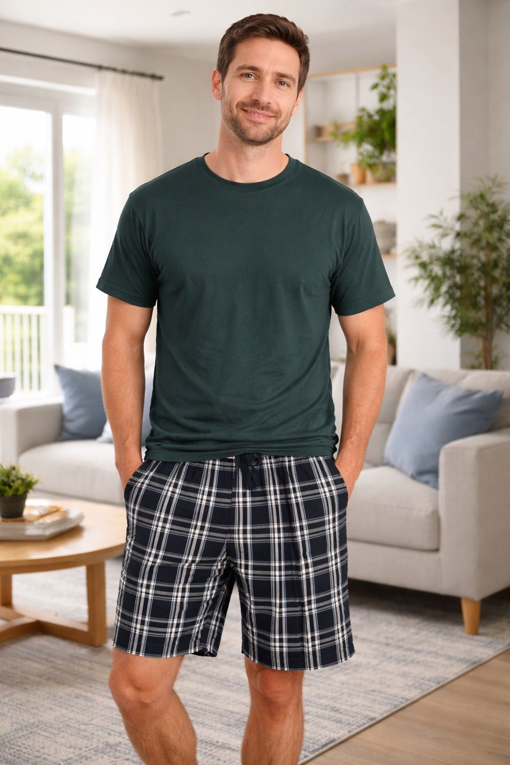 Pyjama court MAJESTIC (436-BLEU - 262687) MODÈLE: 13115180