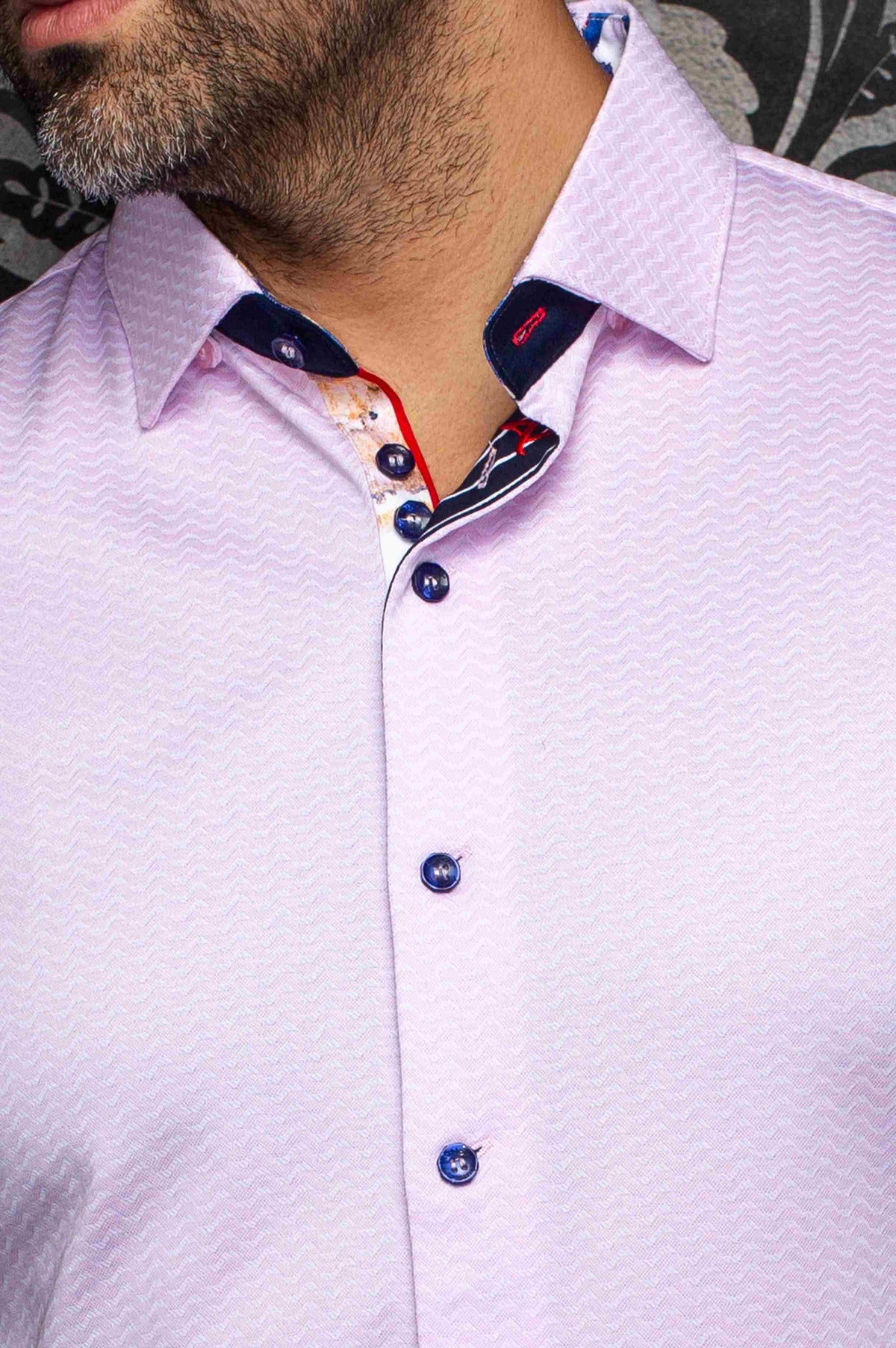 Chemise sport extensible manches longues AU NOIR (PINK - 262697) MODÈLE: IRONBARK