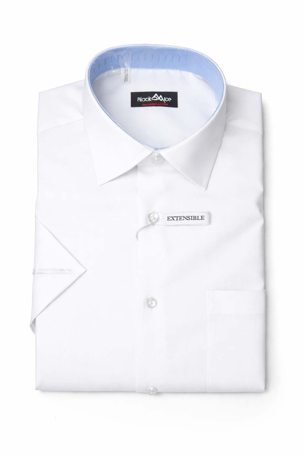 Chemise sport manches courtes unis BLACK ICE (BLANC - 262706) MODÈLE: S26BIS4100